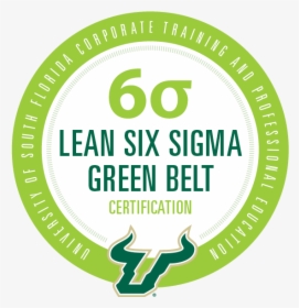 Usf Lean Six Sigma Green Belt Certification - Lean Six Sigma Green Belt, HD Png Download, Free Download