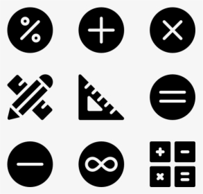Math Symbols Clipart Black And White, HD Png Download, Free Download