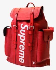 Supreme Backpack Png - Supreme And Louis Vuitton Bag, Transparent Png, Free Download