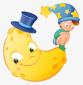 Wall Decors For Children - Moon Kids, HD Png Download, Free Download