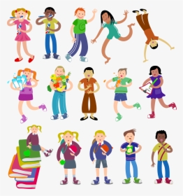 Diverse Kids Clip Arts - Good Manners Daily Life, HD Png Download, Free Download