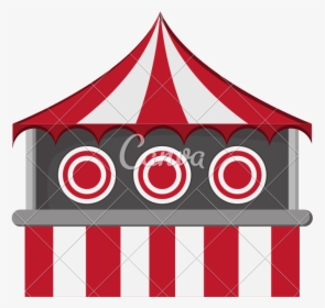 Tent Png Carnival - Illustration, Transparent Png, Free Download