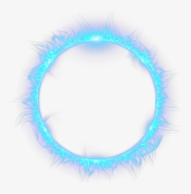 Blue Combustion Fire Light Flame Circle Clipart - Blue Fire Circle Png, Transparent Png, Free Download