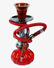 Red Hookah On The White Background - Vase, HD Png Download, Free Download