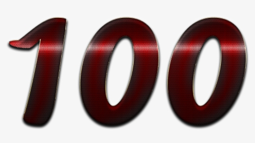 100 Number Red Dots Png - Clipart Of 100 Png, Transparent Png, Free Download