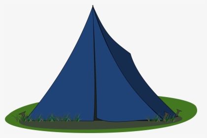 Blue-tent - Tent Png Clipart, Transparent Png, Free Download