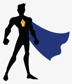 Business Superhero Png Download - Superhero Silhouette, Transparent Png, Free Download