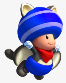 Super Mario Clipart Toad Mario - Flying Squirrel Blue Toad, HD Png Download, Free Download