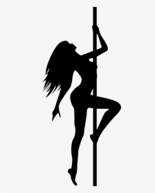 Steel Tube Dance - Stripper On Pole Silhouette, HD Png Download, Free Download