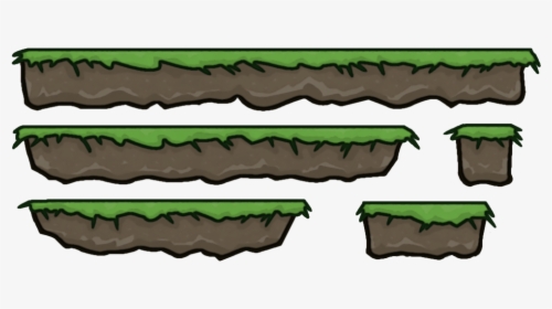Grass Clipart Row - Grass Platforms, HD Png Download, Free Download