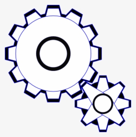 Simple Gears Svg Clip Arts - Powerpoint Background For Engineering, HD Png Download, Free Download
