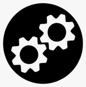 Engine Loading Load Process Round Gears - Process Icon Png Black, Transparent Png, Free Download