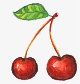 Transparent Cherry Png - Cherry Painted, Png Download, Free Download