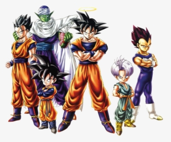Dragon Ball Z Characters Png - Dragon Ball Z White Background, Transparent Png, Free Download
