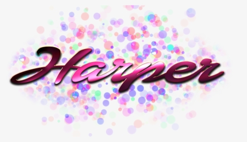 Harper Name Logo Bokeh Png - Manisha Name Logo, Transparent Png, Free Download
