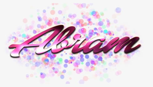 Abram Name Logo Bokeh Png - Olive Name, Transparent Png, Free Download