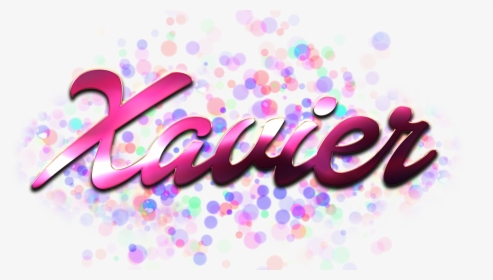 Xavier Name Logo Bokeh Png - Natalie Name, Transparent Png, Free Download