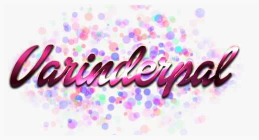 Varinderpal Name Logo Bokeh Png - Kylie Jenner Name Logo, Transparent Png, Free Download