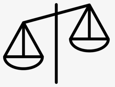 Balance Scale Png - Weigh Scale Clipart Black And White, Transparent Png, Free Download