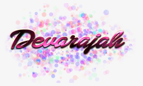 Devarajah Name Logo Bokeh Png - Graphic Design, Transparent Png, Free Download