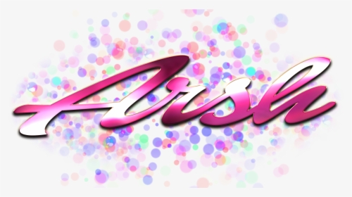 Arsh Name Logo Bokeh Png - Shakira Name, Transparent Png, Free Download