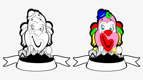 Clowns Banners Clip Arts - Free Clip Art, HD Png Download, Free Download