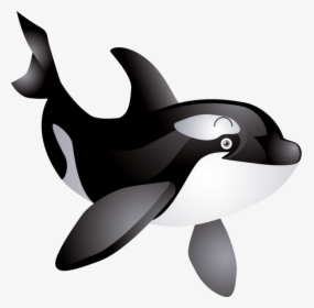Free Download Of Whale Icon Clipart - Free Killer Whale Clip Art, HD Png Download, Free Download