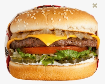 Hamburger And Fries Png - Double Charburger The Habit, Transparent Png, Free Download