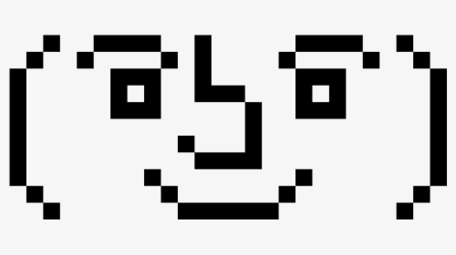 Lenny Face Pixel Art, HD Png Download, Free Download
