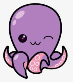 Drawn Octopus Kawaii - Cute Octopus Cartoon Png, Transparent Png, Free Download
