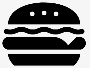 Hamburger Svg Vector - Hamburger Png Icon, Transparent Png, Free Download