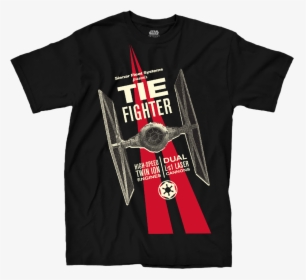 Tie Fighter Star Wars T-shirt, HD Png Download, Free Download