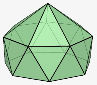 Gyroelongated Heptagonal Pyramid - Triangle, HD Png Download, Free Download
