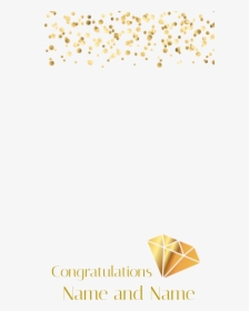 Congratulations Clipart Glitter - Falling Gold Confetti Png, Transparent Png, Free Download