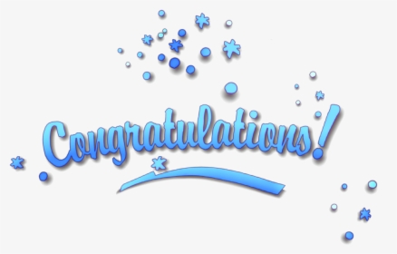 #congratulations #blue #award #celebrate - Graphic Design, HD Png Download, Free Download