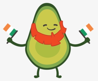 Looks Like There Are Irish Avocados - Creative Cartoon Avocado Png Transparent, Png Download, Free Download