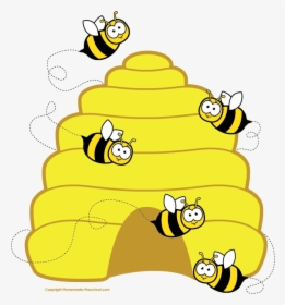Clip Art Bee Hive, HD Png Download, Free Download