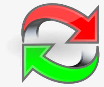 Arrows Green Red Loop Clip Arts - Green And Red Arrows Png, Transparent Png, Free Download