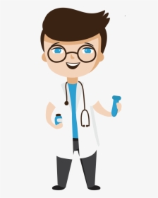 Doctor Good Happy Vector Clipart Doctors And Transparent - Doctor Clipart Png, Png Download, Free Download