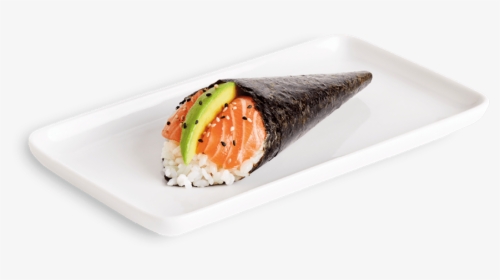 Salmon Temaki Hand Roll, HD Png Download, Free Download