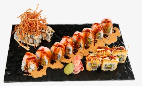 High Angle Picture Of Our Shifudo Sushi Platter On - Takoyaki, HD Png Download, Free Download