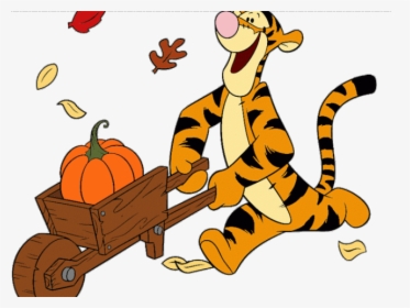 Disney Clipart Autumn - Winnie The Pooh Fall Clipart, HD Png Download, Free Download