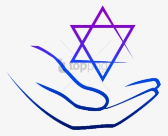 Free Png Hands Holdin Star Of David Png Image With - Star Of David Small, Transparent Png, Free Download