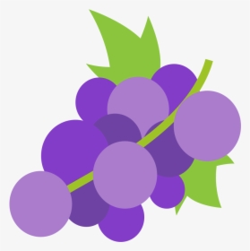 Purple Grapes Cliparts 8, Buy Clip Art - Grape Emoji, HD Png Download, Free Download