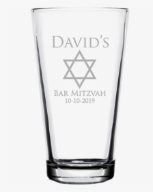 Star Of David Personalized Pint Glass" title="star - Pint Glass, HD Png Download, Free Download