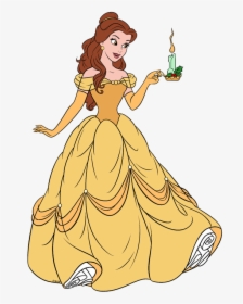 Beauty And The Beast Cartoon Candle, HD Png Download, Free Download