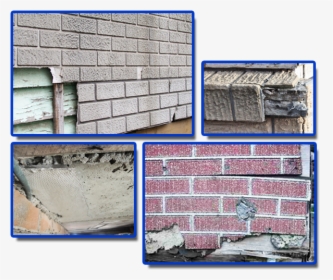 Asbestos In Wall Imitation Brick Cladding - Fake Brick Cladding Asbestos, HD Png Download, Free Download