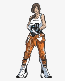 Collectibles Entertainment National Backer Chell Portal - Chell From Portal 2 Drawing, HD Png Download, Free Download