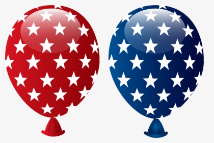 4th Of July Balloons Png, Transparent Png, Free Download