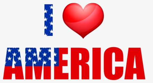 Transparent Background 4th Of July Png , Png Download - Love America Png, Png Download, Free Download
